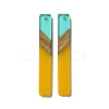 Opaque Resin & Walnut Wood Big Pendants RESI-D060-C-05-2