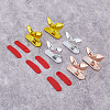 6Pcs 3 Colors Plastic Toilet Lid Handle FIND-FH0009-34-6