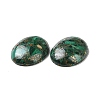 Natural Malachite Cabochons G-E464-42S-3