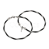 304 Stainless Steel Ring Hoop Earrings for Women EJEW-M023-08D-2