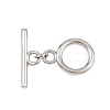 Ring Brass Toggle Clasps KK-G548-33P-1