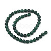 Natural Green Onyx Agate Beads Strands G-P001-16-2