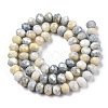 Ombre Effect Dyed Glass Beads Strands GLAA-C023-02-B04-2