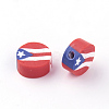 Handmade Polymer Clay Beads CLAY-R073-02-2