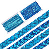 2Pcs 2 Colors Plastic & Polyester Paillette Beads OCOR-CY0002-10B-1