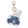 Cute Alpaca Cotton Keychain KEYC-A012-02D-2