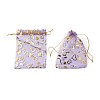 Heart Printed Organza Bags OP-X0001-06-2