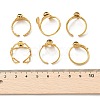 Natural Tiger Eye Finger Rings RJEW-K290-07G-3