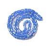 Electroplate Glass Beads Strands EGLA-D031-01-06-2