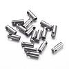 Tarnish Resistant 201 Stainless Steel Cord Ends X-STAS-S028-30-1