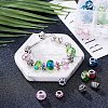 Brass & Alloy Rhinestone & Glass European Beads MPDL-NB0001-02-5