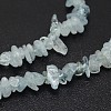 Chips Natural Aquamarine Beads Strands X-G-N0164-24-2