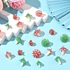 15Pcs 3 Styles Plastic Pendants KY-YW0002-28A-5