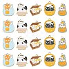 20Pcs 5 Styles Alloy Enamel Pendants ENAM-CJ0005-02-1