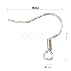 Tarnish Resistant 316 Surgical Stainless Steel Earring Hooks X1-STAS-E009-2-2