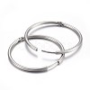 Tarnish Resistant 304 Stainless Steel Huggie Hoop Earrings X-EJEW-L205-02A-P-2