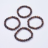 Natural Tiger Eye Beaded Stretch Bracelets BJEW-I253-8mm-27-2