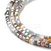 Gradient Color Electroplate Glass Bead Strands X-GLAA-E042-05-B05-4