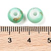 Opaque Spray Painted Glass Beads GLAA-G118-01I-3