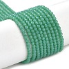 Glass Imitation Jade Beads Strands GLAA-H021-02-07-1