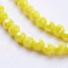 Electroplate Glass Beads Strands EGLA-R018-4mm-M-3