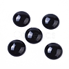 Natural Dyed & Heated Black Agate Cabochons G-L510-12C-03-1