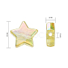 Eco-Friendly Transparent Acrylic Beads TACR-YW0001-01C-7