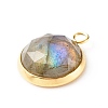 Handmade Natural Mixed Gemstone Pendants PALLOY-JF00791-5