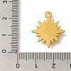 304 Stainless Steel Pendants STAS-Z092-01G-09-3