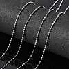 Tarnish Resistant 201 Stainless Steel Ball Chainswith Spool CHS-R008-19-100m-2