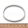304 Stainless Steel Rhinestone Bangles for Women BJEW-Z092-13P-5
