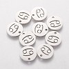 Non-Tarnish 304 Stainless Steel Charms STAS-Q201-T095-4-1