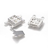 304 Stainless Steel Box Clasps STAS-P249-05S-2