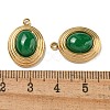 Natural Green Jade Dyed Pendants STAS-L025-007G-03-3
