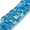 Electroplate Glass Beads Strands EGLA-M031-01A-HR05-1