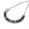Brass Cubic Zirconia Bolo Tennis Bracelets BJEW-I272-02A-2