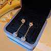 Imitation Pearl Tassel Dangle Earrings DX8372-11-1