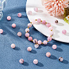 Olycraft 2 Strands Natural Cherry Blossom Agate Beads Strands G-OC0005-18-5