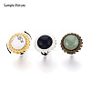 Adjustable Alloy & Iron Bezel Cup Ring Base with Rotatable Tray MAK-T012-11AB-5