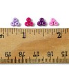 800pcs 4 Colors Baking Paint Glass Round Seed Beads SEED-FS0001-21A-5