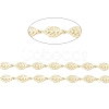 Brass Hollow Leaf Link Chains CHC-M025-10G-2