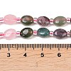 Natural African Turquoise(Jasper) & Rose Quartz & Red Aventurine & Indian Agate & Synthetic Goldstone Beads Strands G-Z135-A08-6