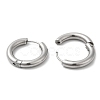 Rack Plating Brass Huggie Hoop Earrings for Women EJEW-D059-13B-P-2