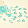 50Pcs Transparent Spray Painted Glass Beads GLAA-FS0002-06C-9