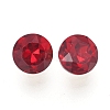 Pointed Back K9 Glass Rhinestone Cabochons GLAA-L032-02-1