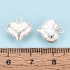 925 Sterling Silver Heart Charms STER-N017-27S-4
