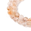 Natural Citrine(Heated) Beads Strands G-G155-B03-02-4