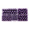 Eco-Friendly Dyed Glass Pearl Round Pearlized Bead HY-PH0003-RB099-B-1