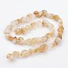 Natural Citrine Bead Strands G-G950-S-07-2