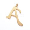 304 Stainless Steel Pendants and Stud Earrings Jewelry Sets SJEW-P100-01G-3